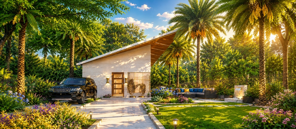 Green Glades Estate Luxury Villa Driveway